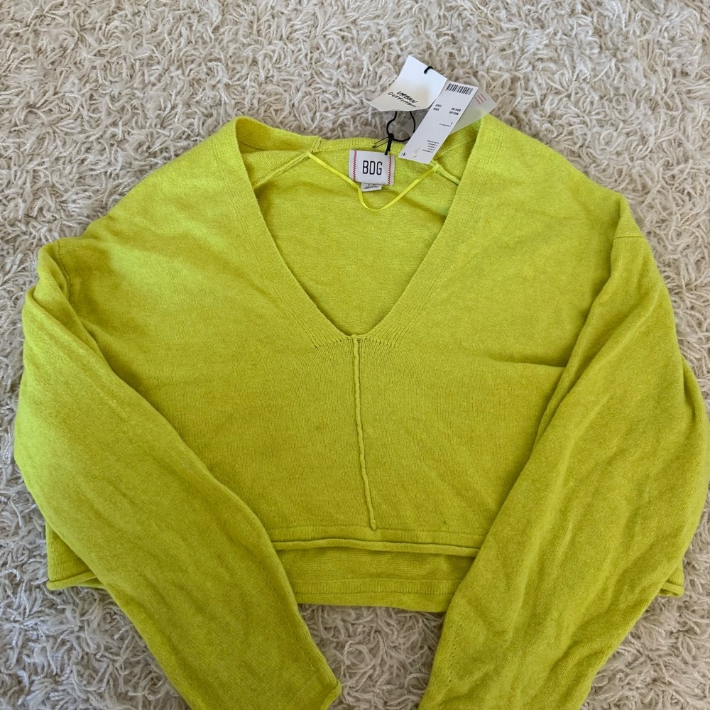BDG Bright Yellow Knit Sweater